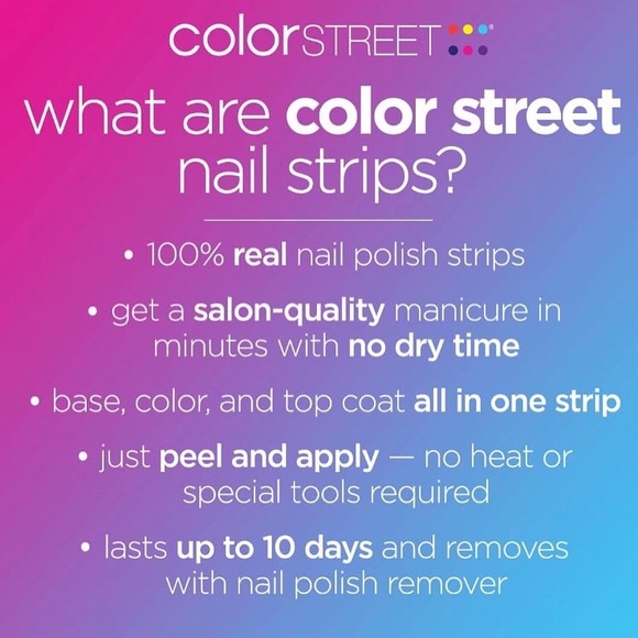 NEW Color Street 100% Real Nail Polish Strips - Czech Me Out - Picture 11 of 11